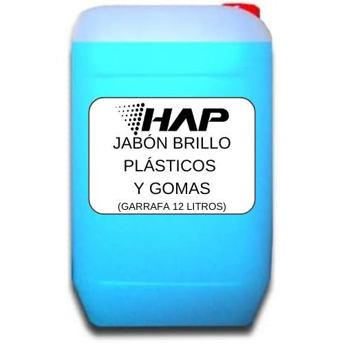 JABON ABRILLANTADOR PLASTICO GOMAS AZ (GARRAFA 12 LITROS)