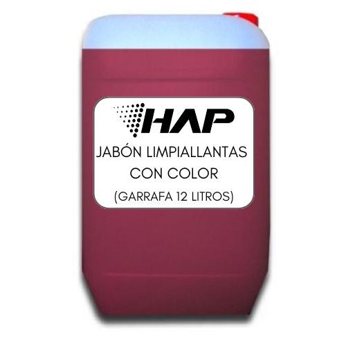 JABON LIMPIALLANTAS CON COLOR (GARRAFA 12 LITROS)