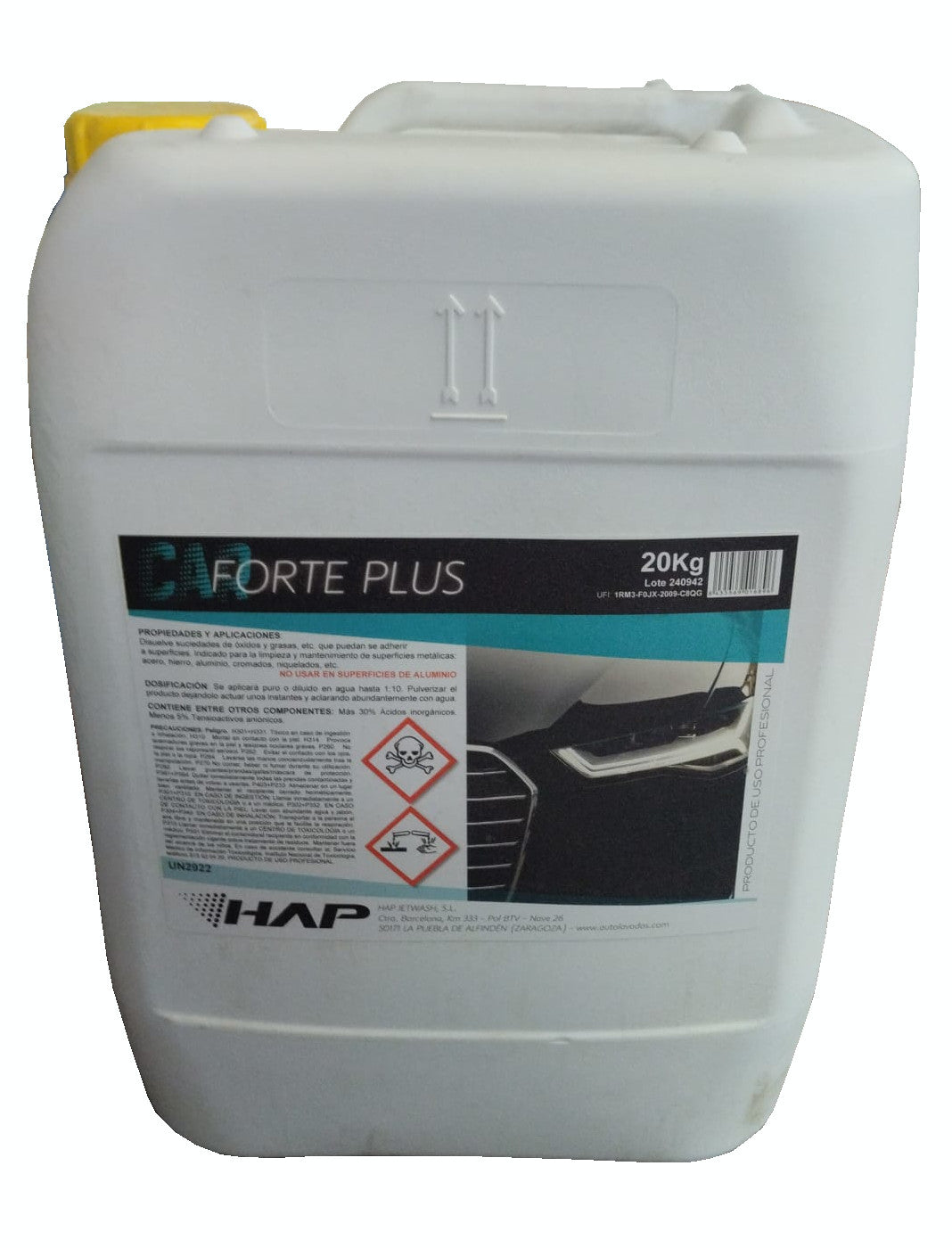 LIMPIADOR CAR FORTE PLUS (20 KG)