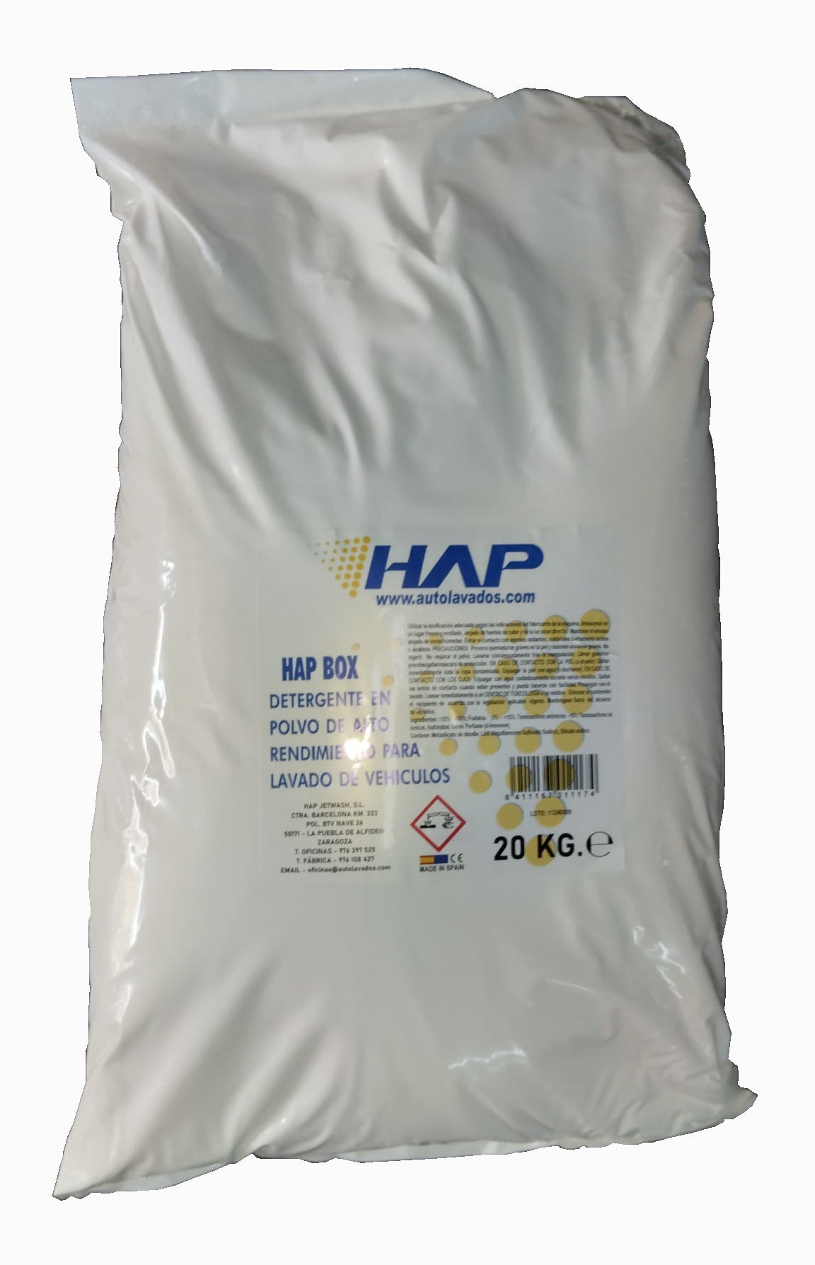 JABON POLVO PERFUMADO BOXES (SACO 20KG)